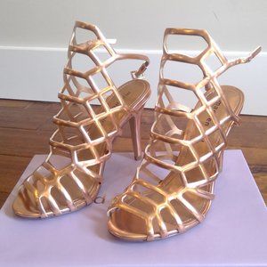 Madden Girl Directt Rose Gold Sz 7.5